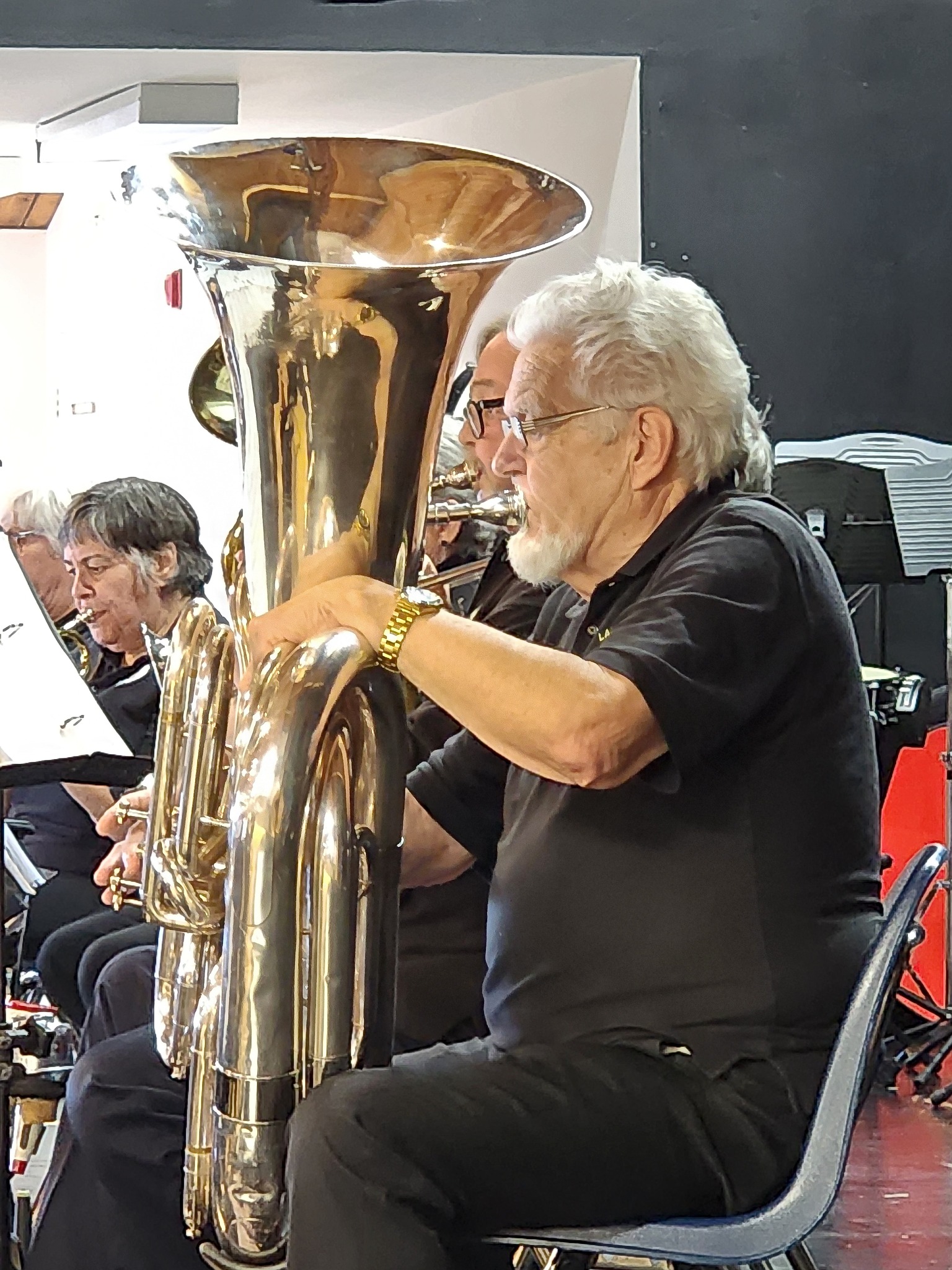 Euphonium Section at Wilmot Creek Concert 2024