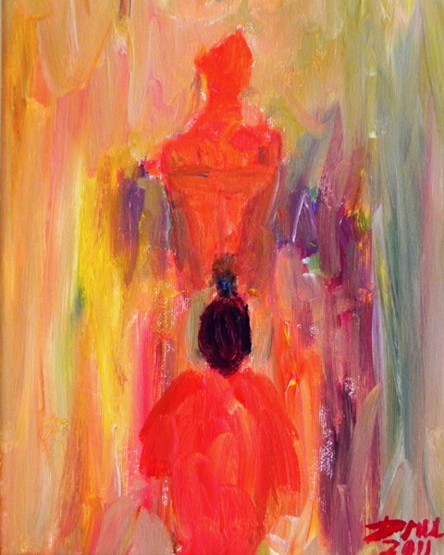  K Series (2 of 6),  12"X 11"  2011, Acrylic on Canvas