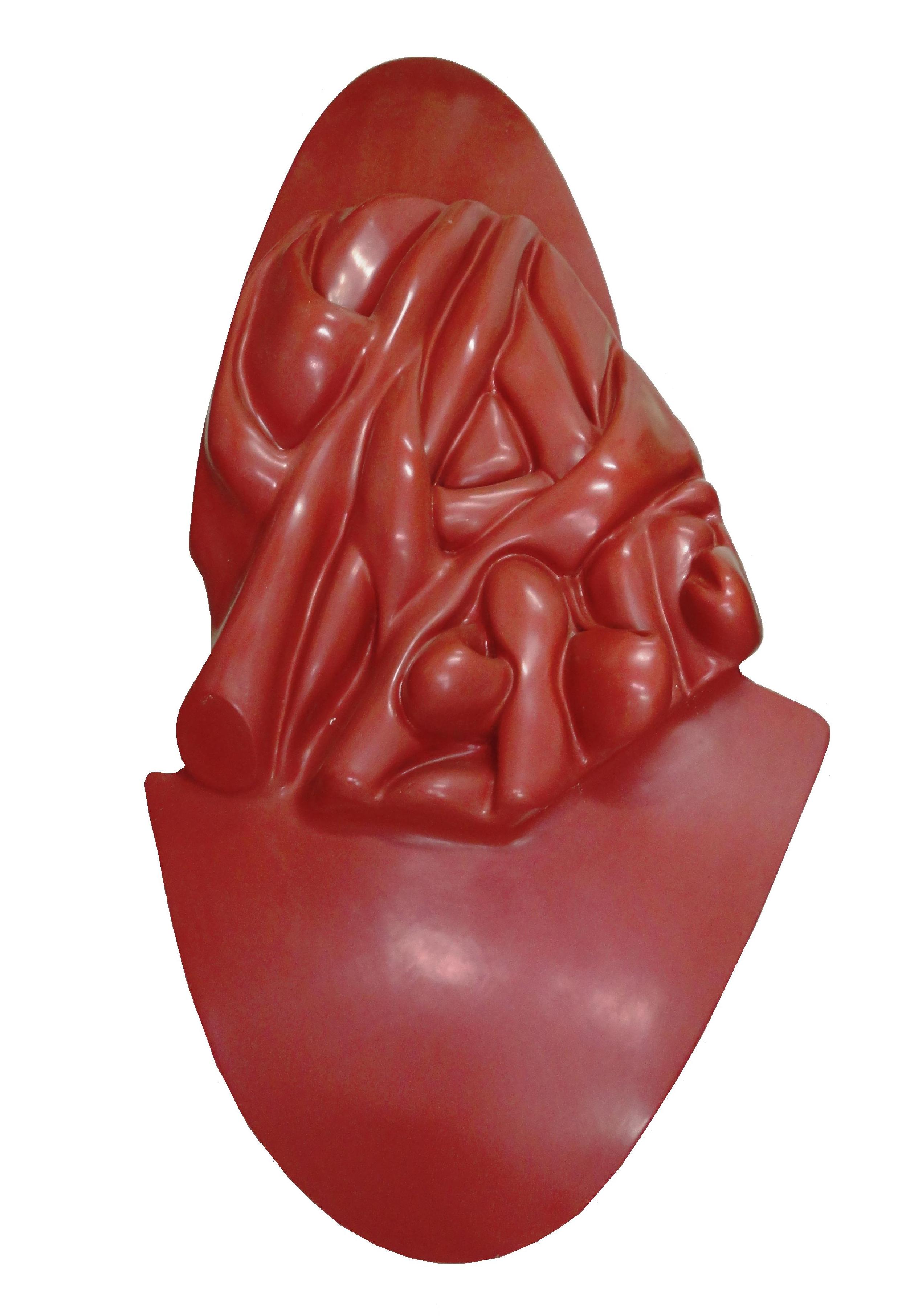 Red Organic, Fibre glass sculpture