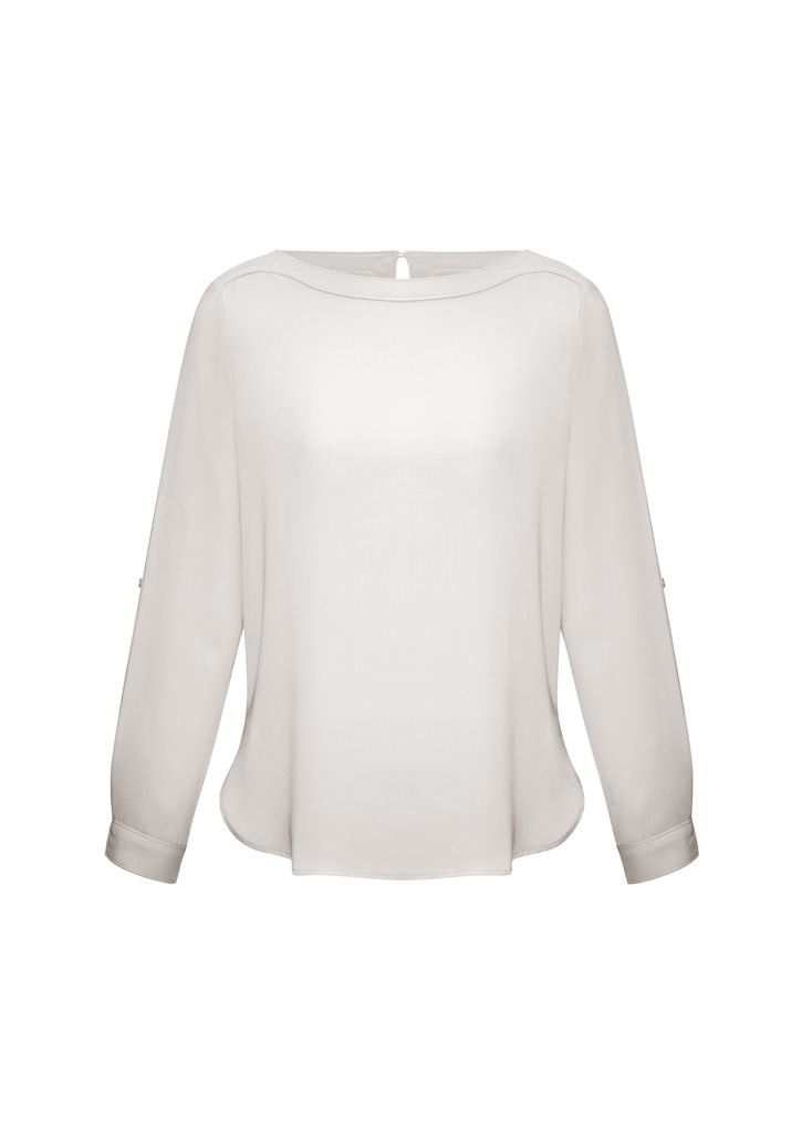 Madison L/S Boatneck Blouse - S828LL