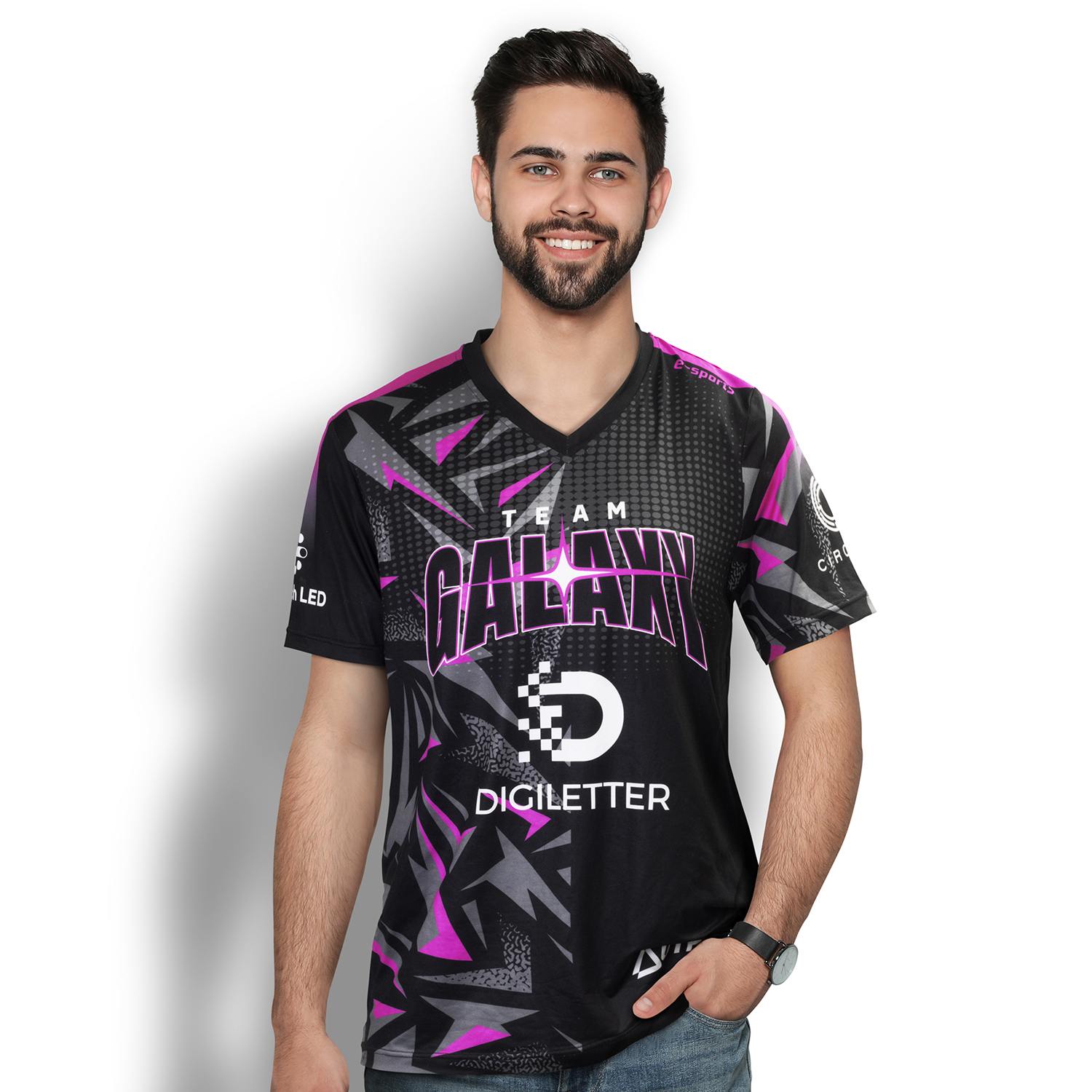 Custom Sports V-Neck Tee 121558