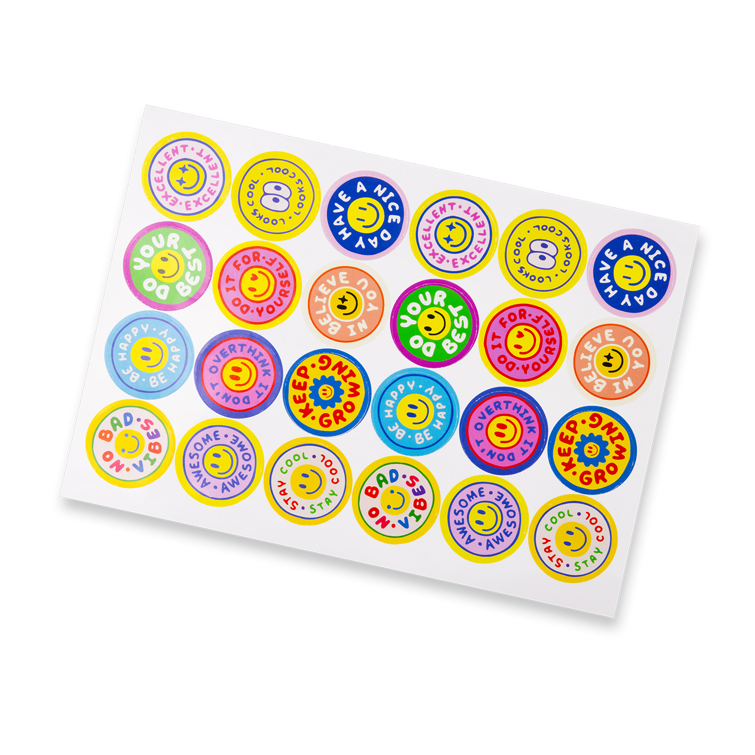 Sticker Sheet (44mm) Circle 127921
