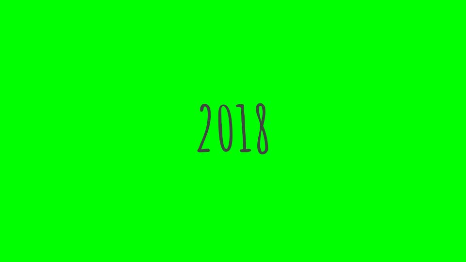 2018 Concert Highlights with a green background