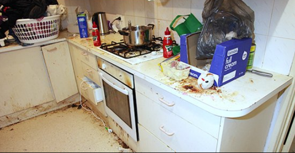Neglected Kitchen Before