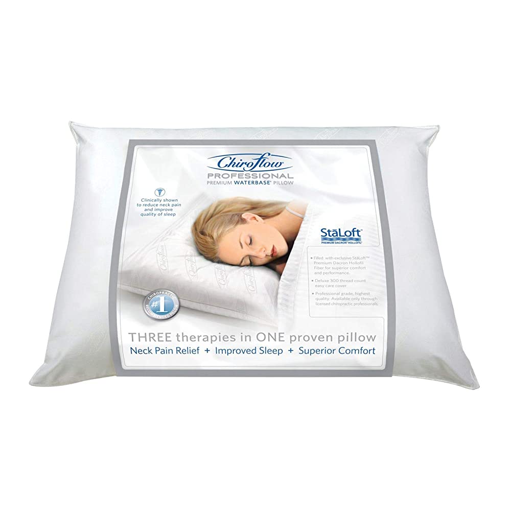 Chiroflow Professional Waterbased Pillow- The Water Pillow is the only clinically proven pillow for improved quality of sleep and reduction of neck pain.  The Water Pillow provides ultimate comfort and the highest quality of sleep.