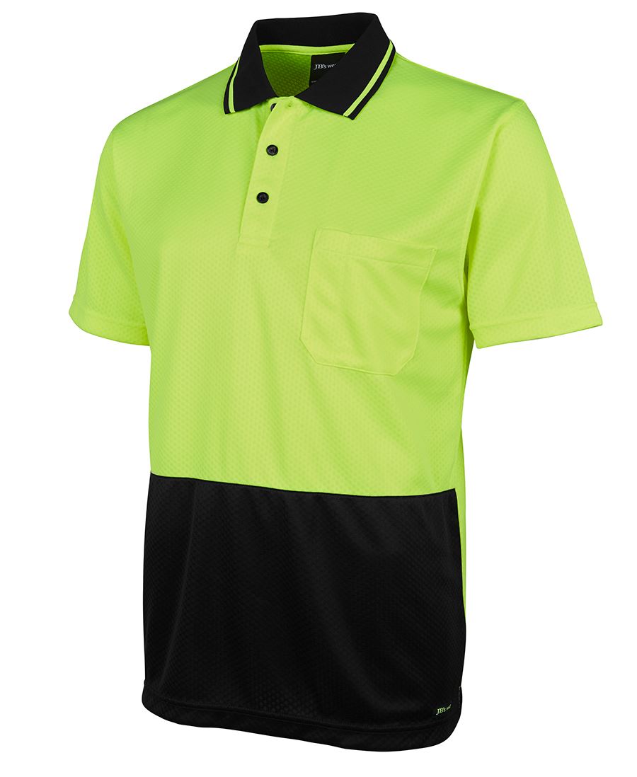 Hi Vis Jacquard S/S Polo - 6HJNC