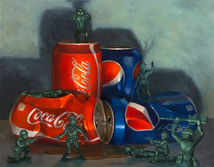 Cola Wars
22" x 28" / sold
oil on canvas