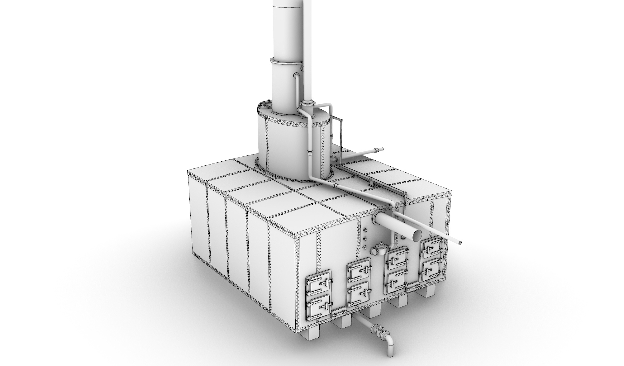 S.S. Beaver - Boiler & Stack