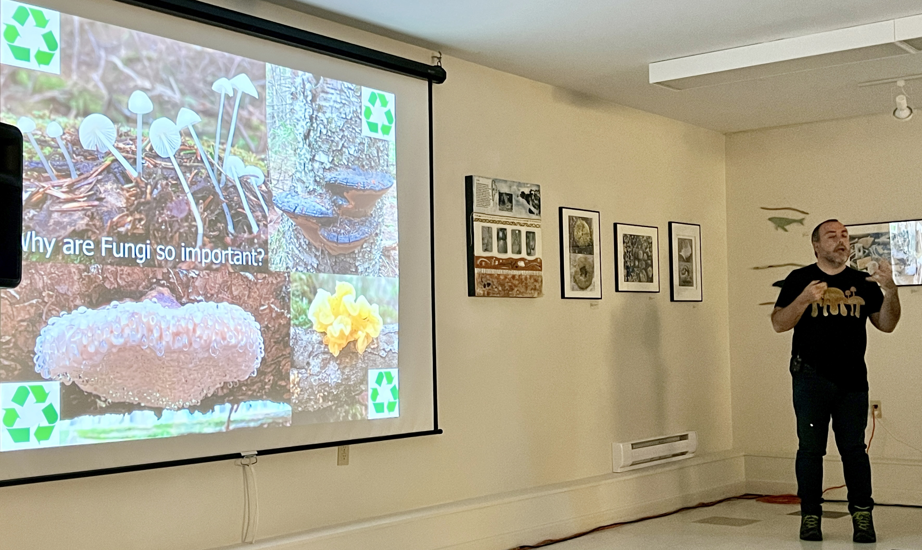 Dr. Alfredo Justo, Botany Curator, NB Museum, talks about mycology diversity in NB.