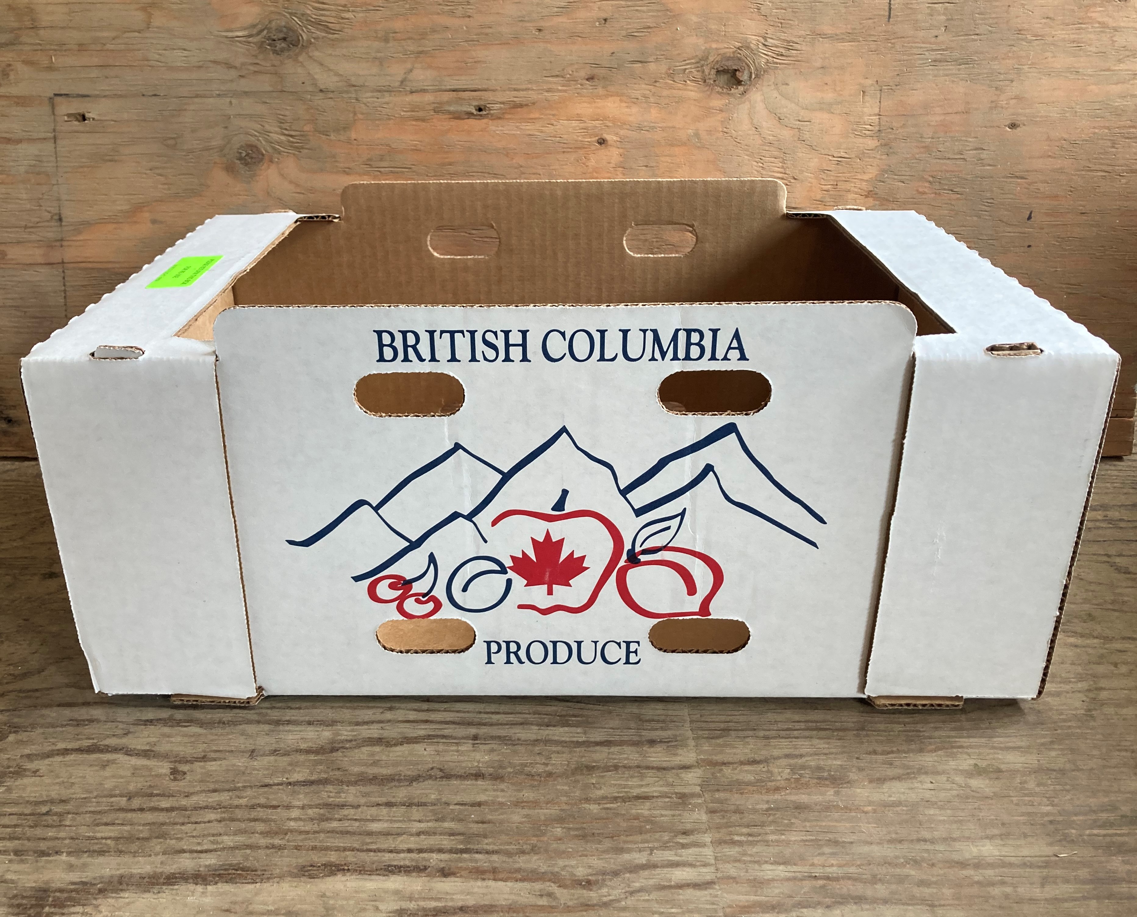 Cardboard fruit boxes