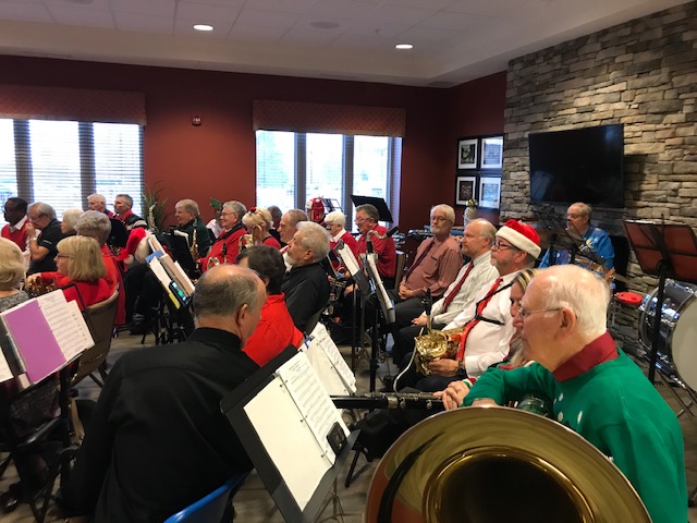 Band at Christmas Concert December 2019