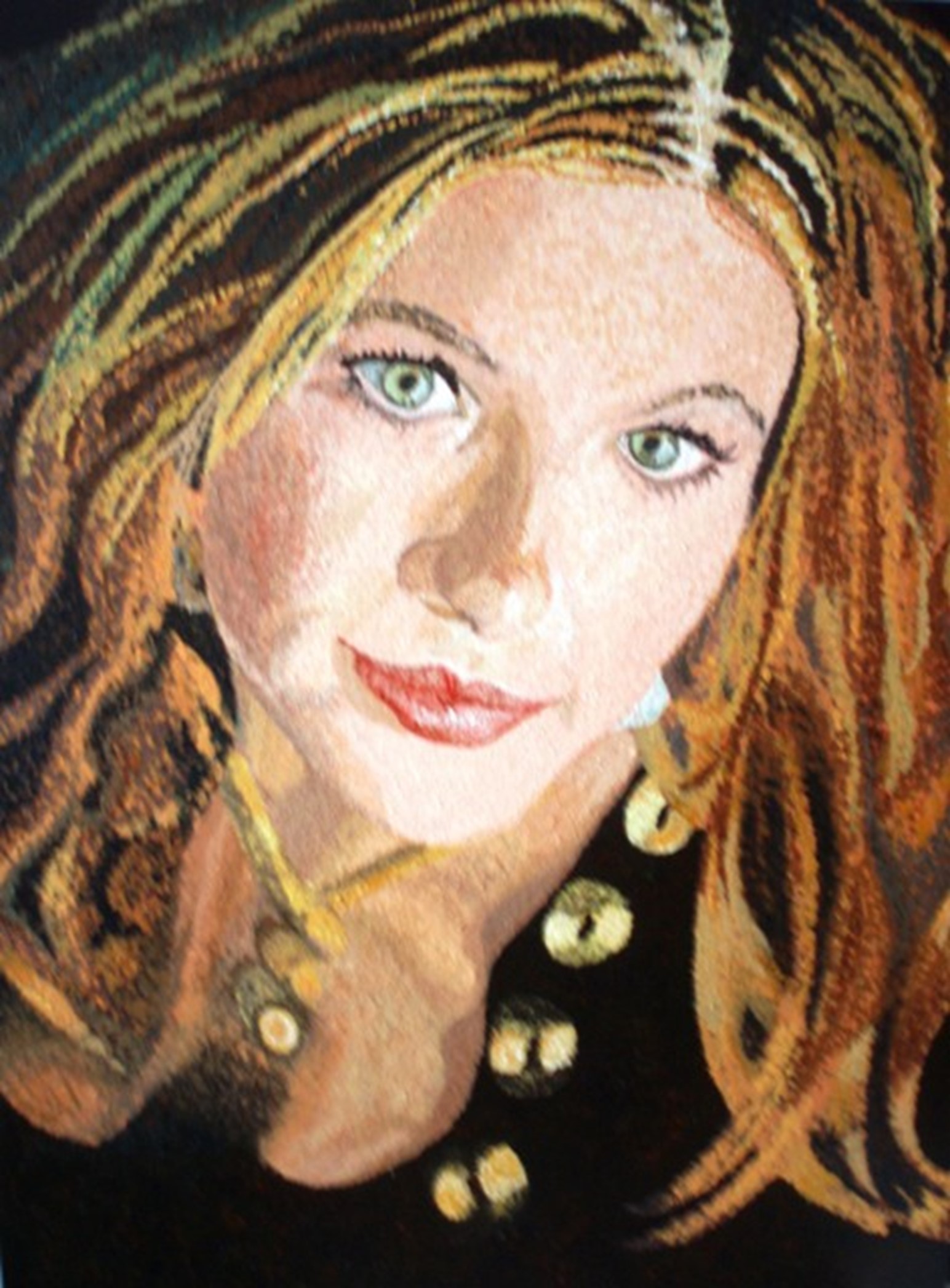 Brittany I met in KC, 30"X40"  2010, Acrylic on Canvas, 