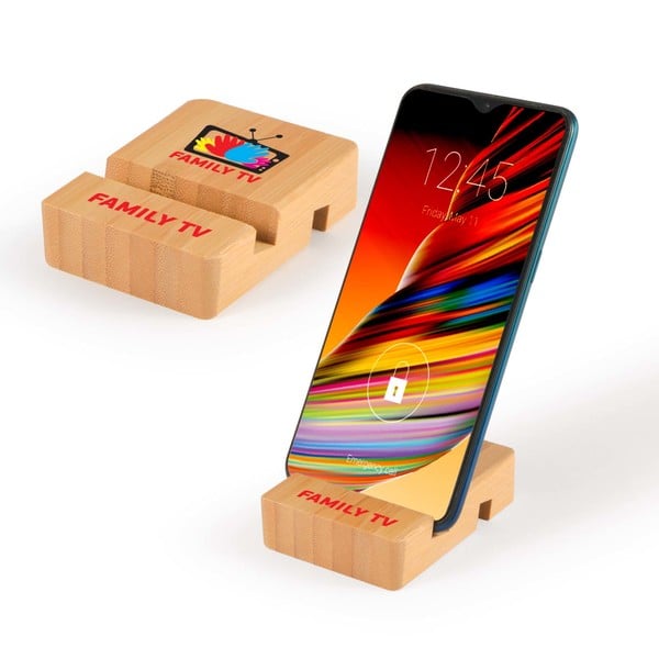 Bamboo Phone & Tablet Stand LL9736