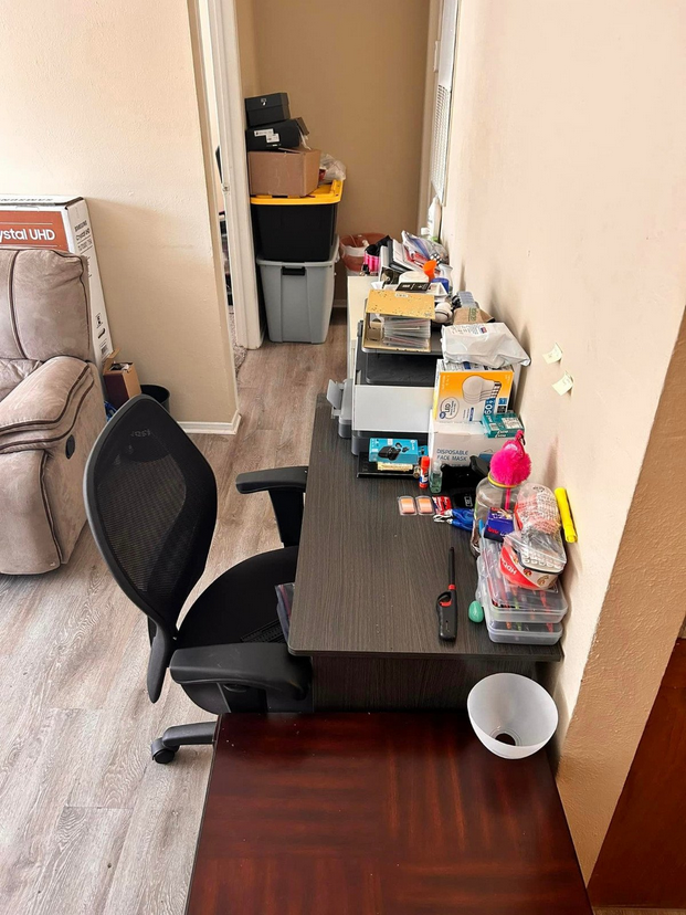 Organized Home Office Desk and Workspace