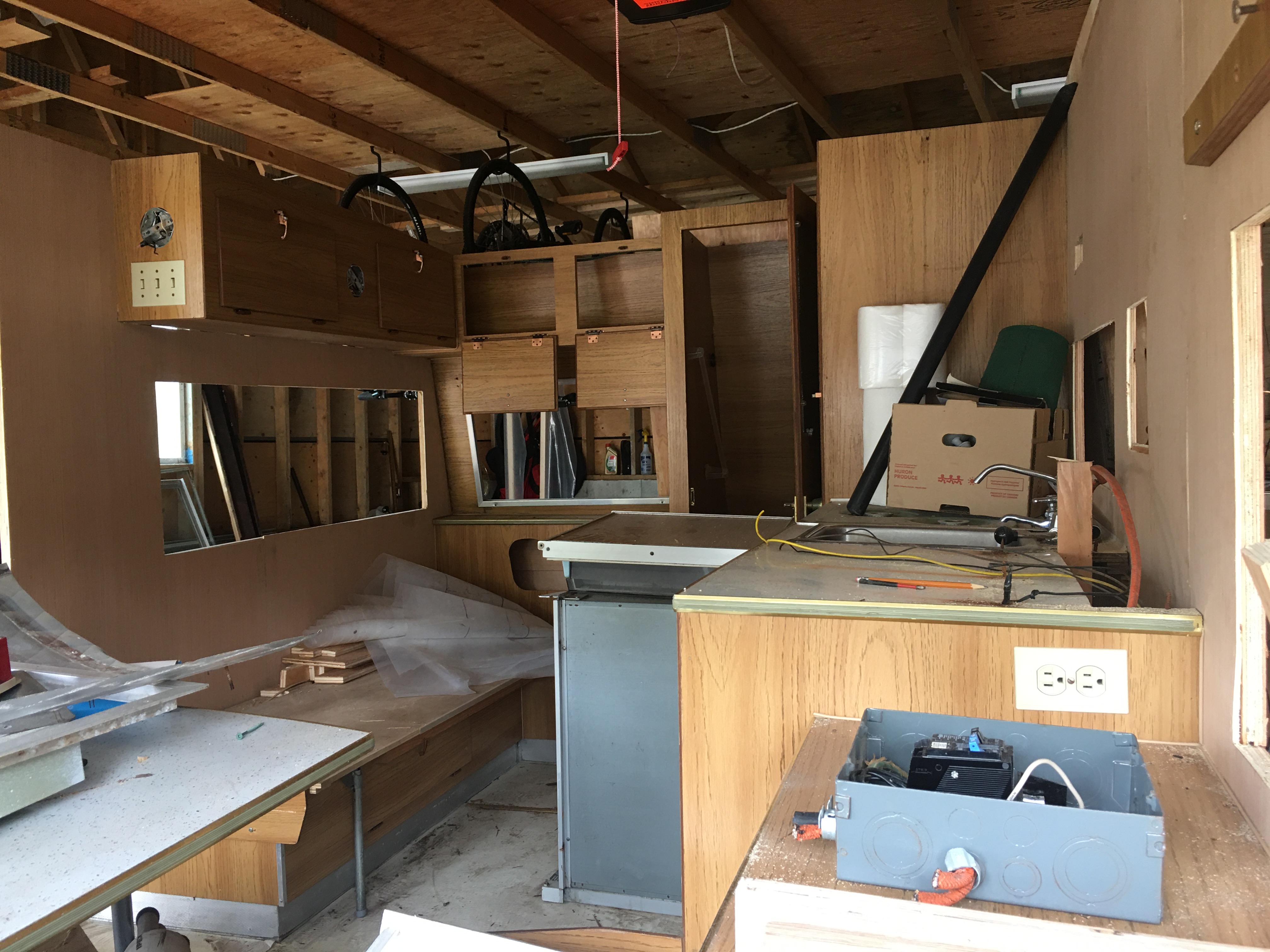 The roofless shell presented to me