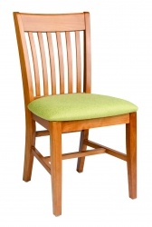 Staveback Side Chair, upholstered