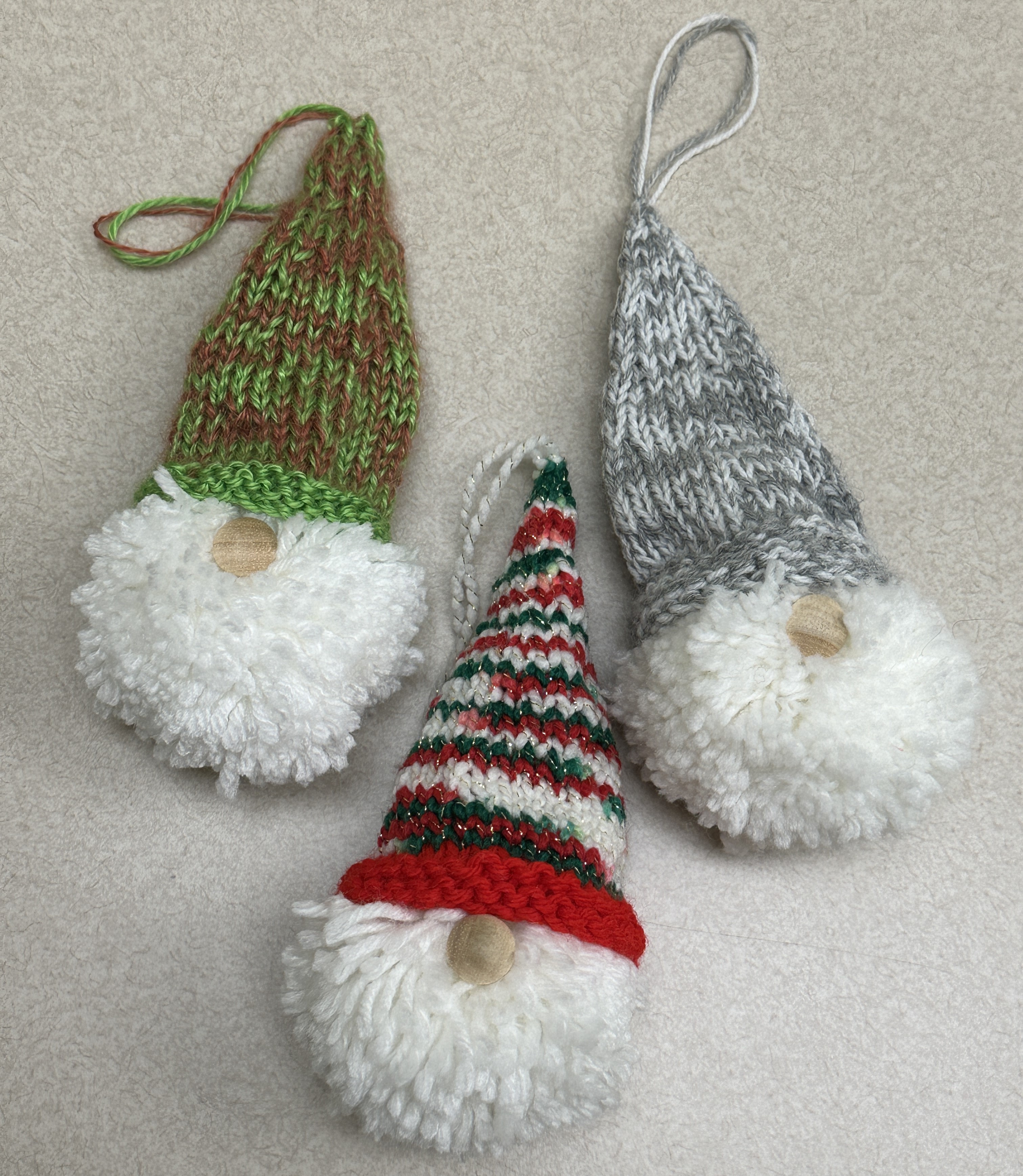 Gift bag for Seniors - Gnomes made by the knitting group