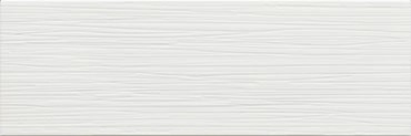 Wavy White 8” x 24” Glossy