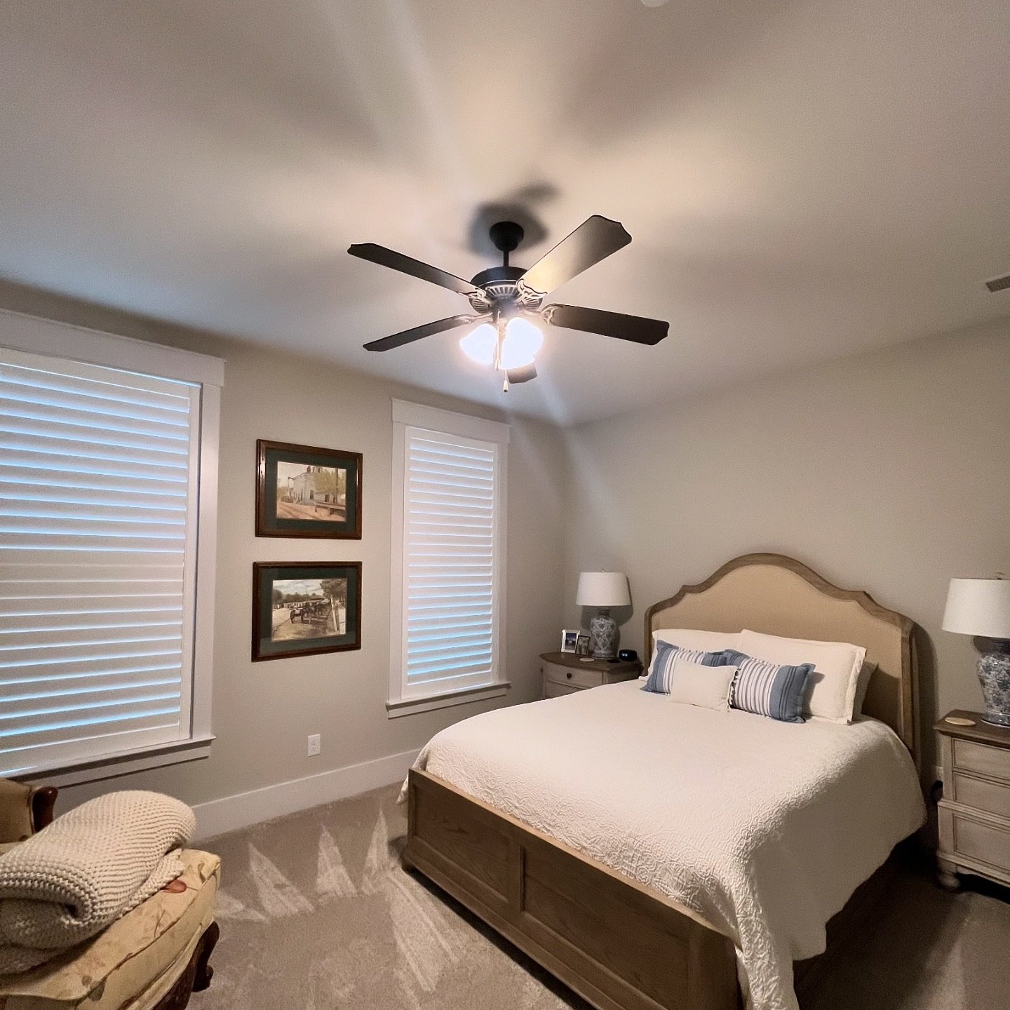 Serene, Freshly Cleaned Bedroom Interior