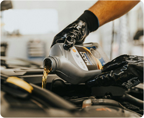 Oil change and filter replacement Oil change and filter replacement