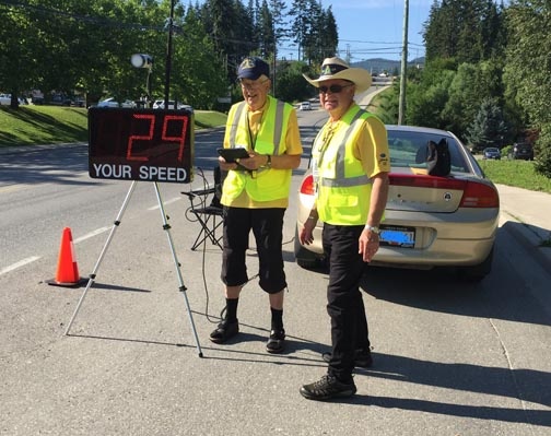 Conducting a Speed Watch in a School Slow Down Zone