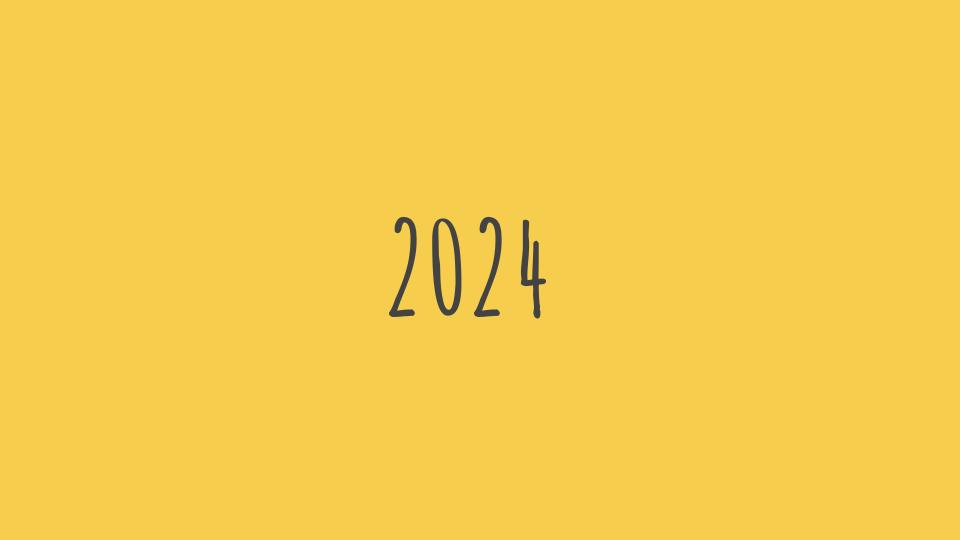 2024 Concert Highlights on a yellow background