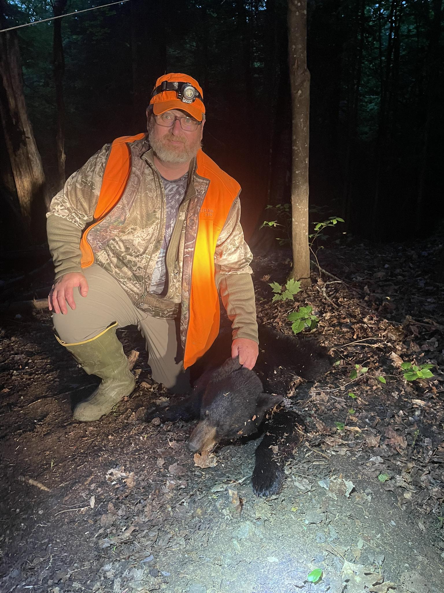 Guided spring black bear hunt in Ontario with Wild North Outfitters.