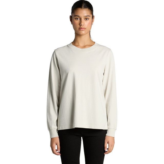 Womens Heavy Faded L/S Tee - 4083