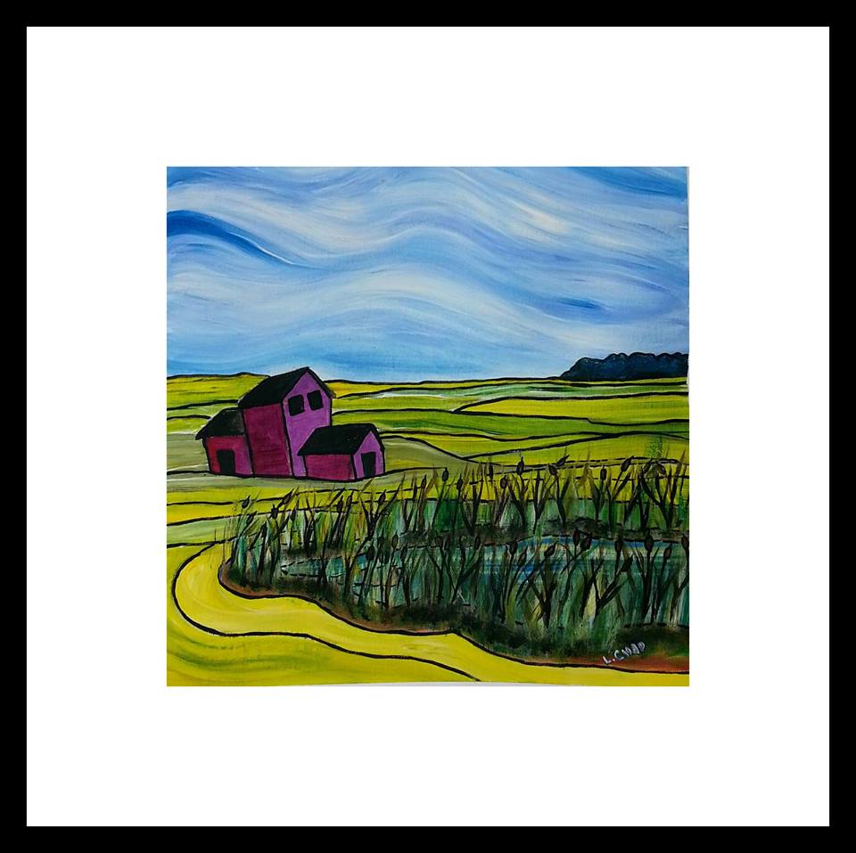 2015-23 "Canola Field
Framed 18.5" x 18.5"
Acrylic on 246 lb. paper
SOLD
