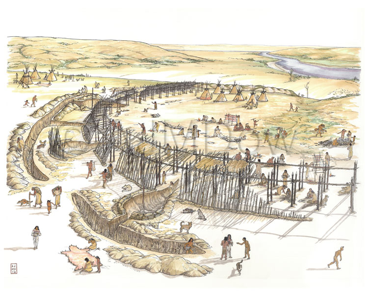 Cluny Fortified Village Site