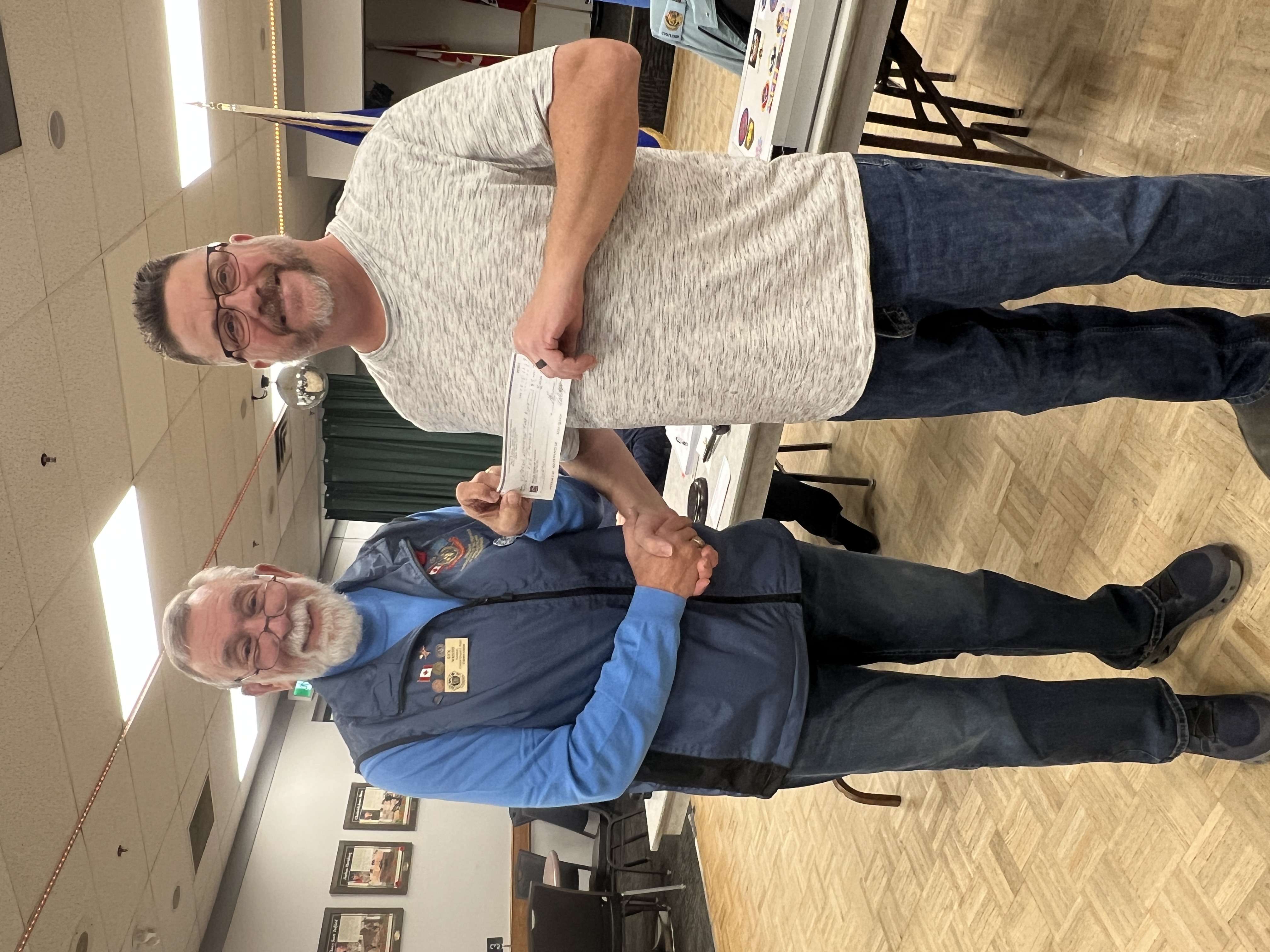 Recipient of Casino funds:  Veterans Association Food Bank 