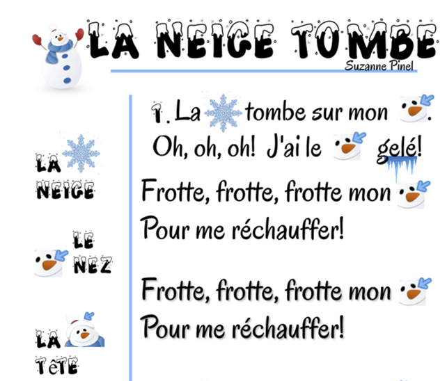 LA NEIGE TOMBE LA NEIGE TOMBE