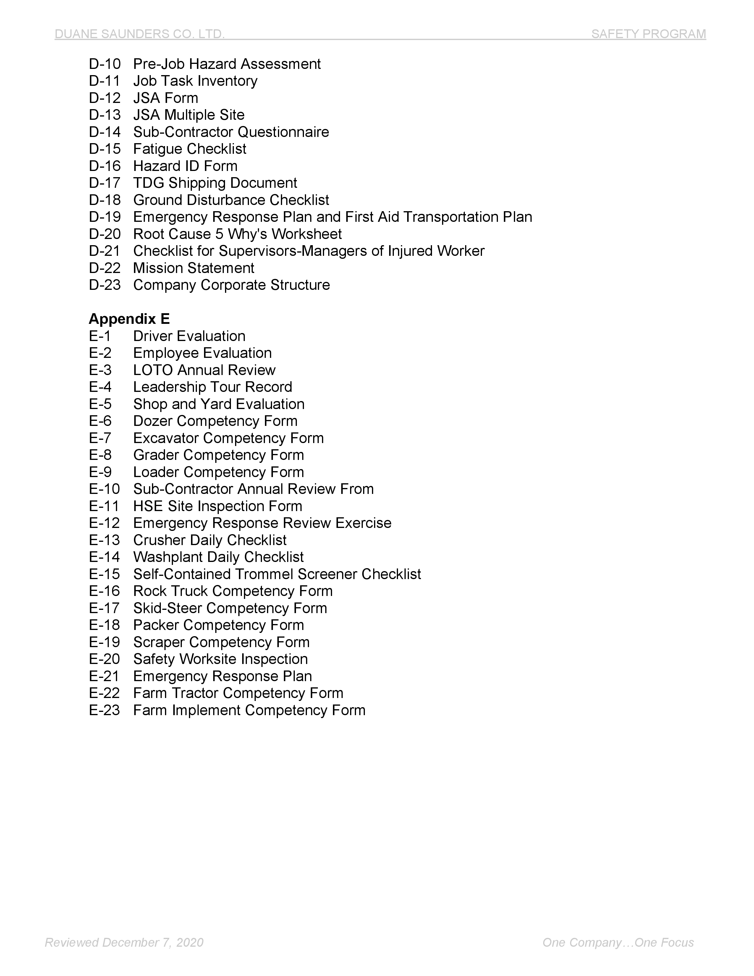 Page 8 - Saunders safety policy Page 8 - Saunders safety policy