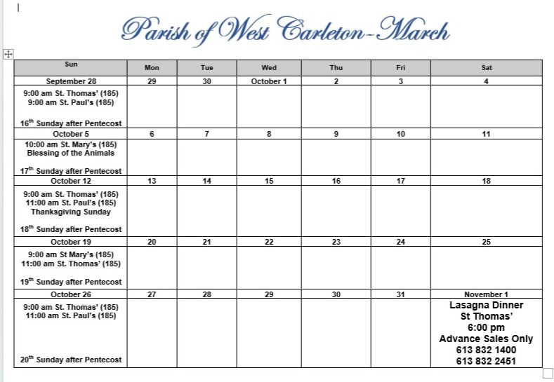 Calendar