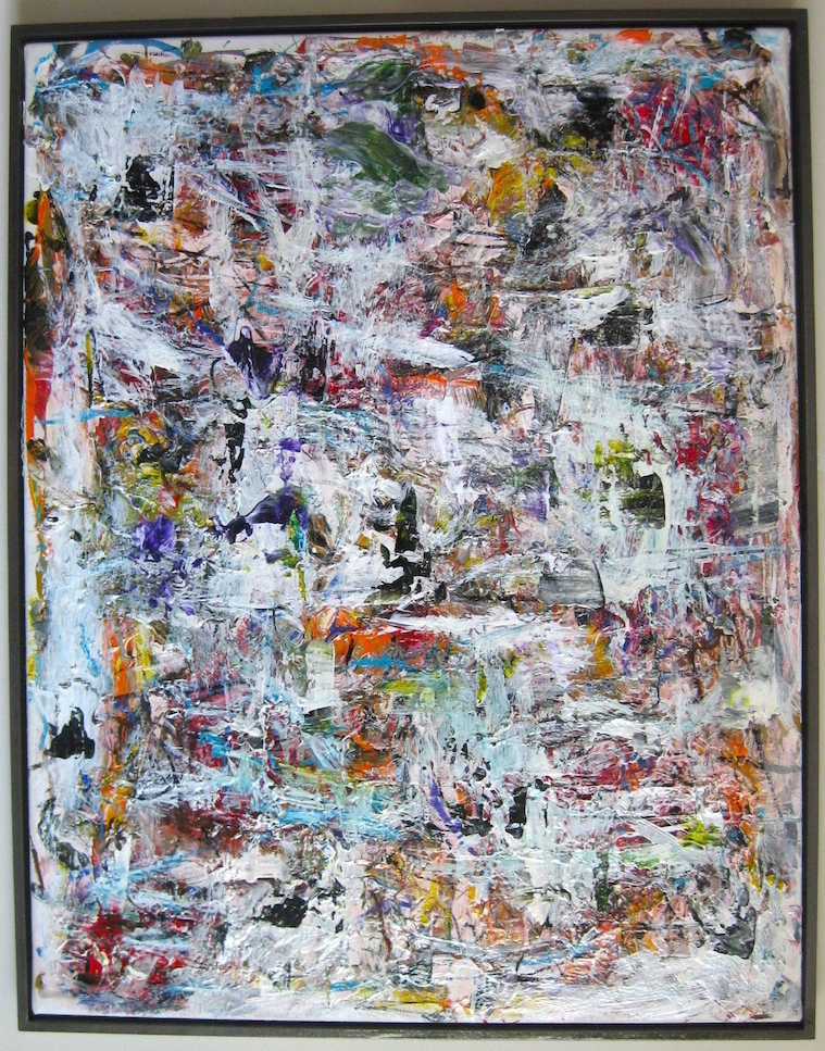 Ross Bishop, 
"Smooth Moves"  2022   A/C  36"x28"
Available at The Contemporary Arts Gallery - Montreal