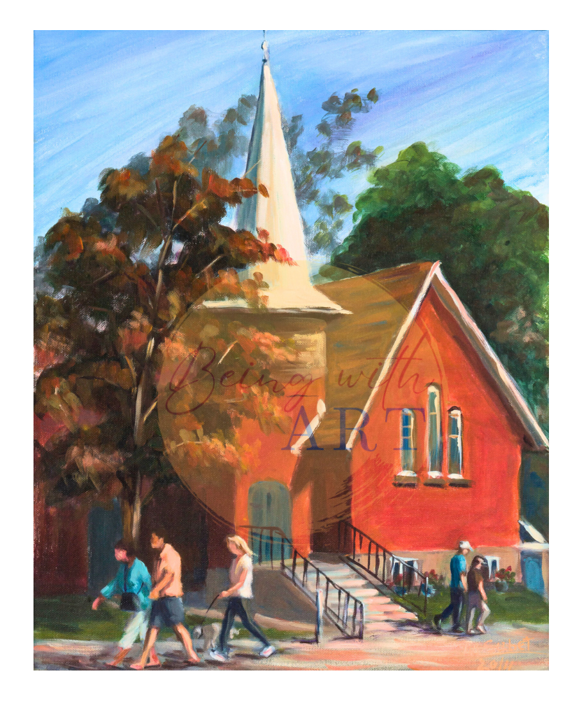 Nice Day in Unionville 
(20x16) Acrylic
Selling for $450