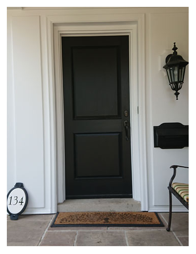 Black Wooden Door 3