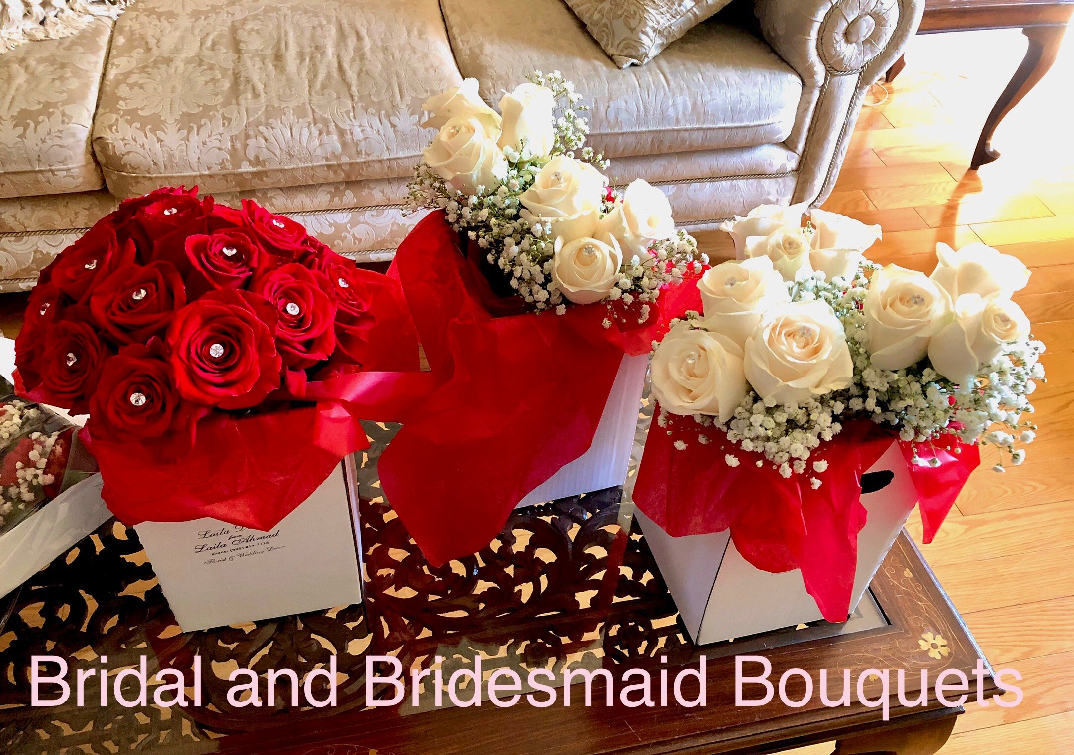 Bridal and Bridesmaid Bouquets 
