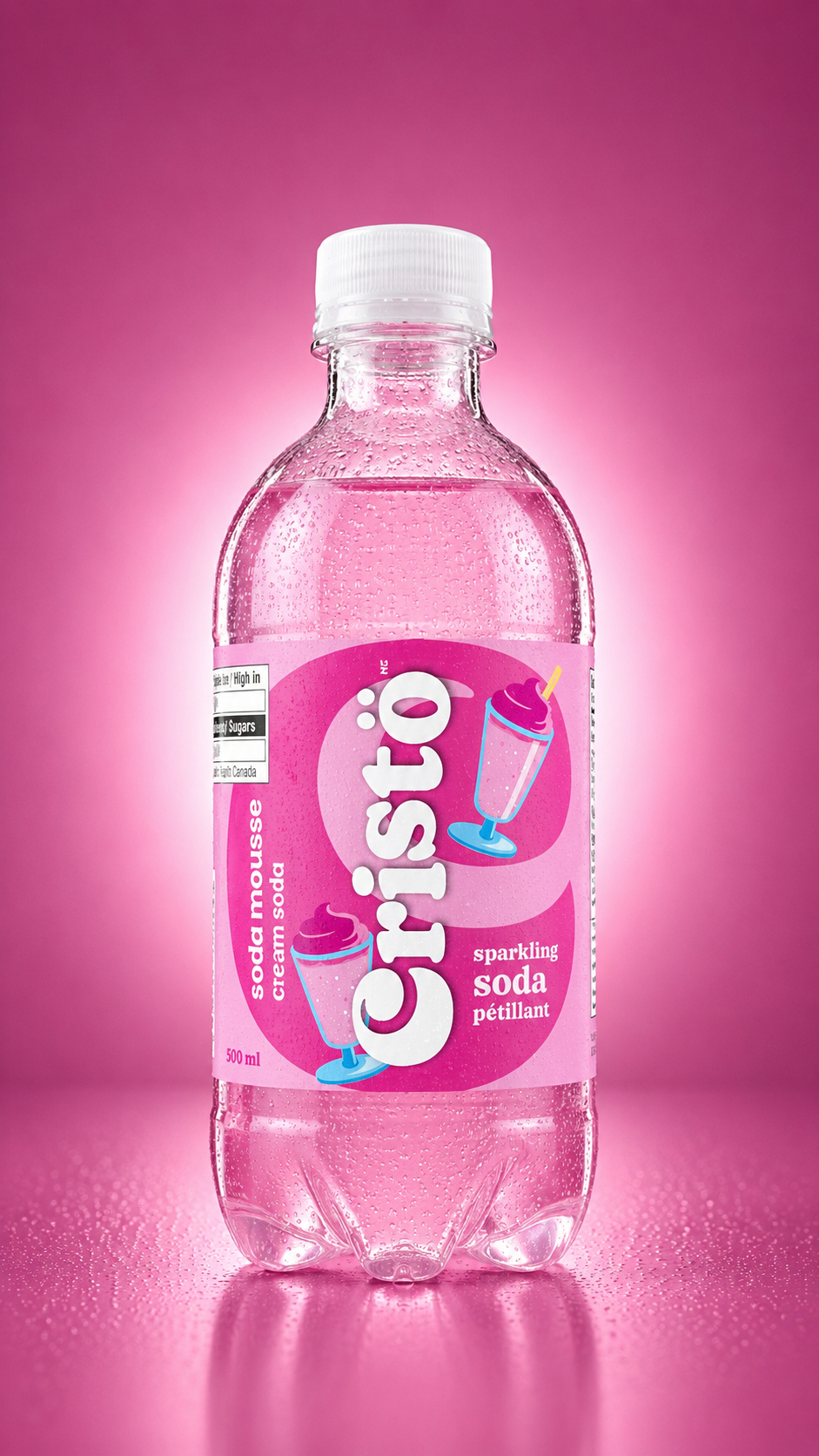 Soda Mousse Cristö 500 ml.