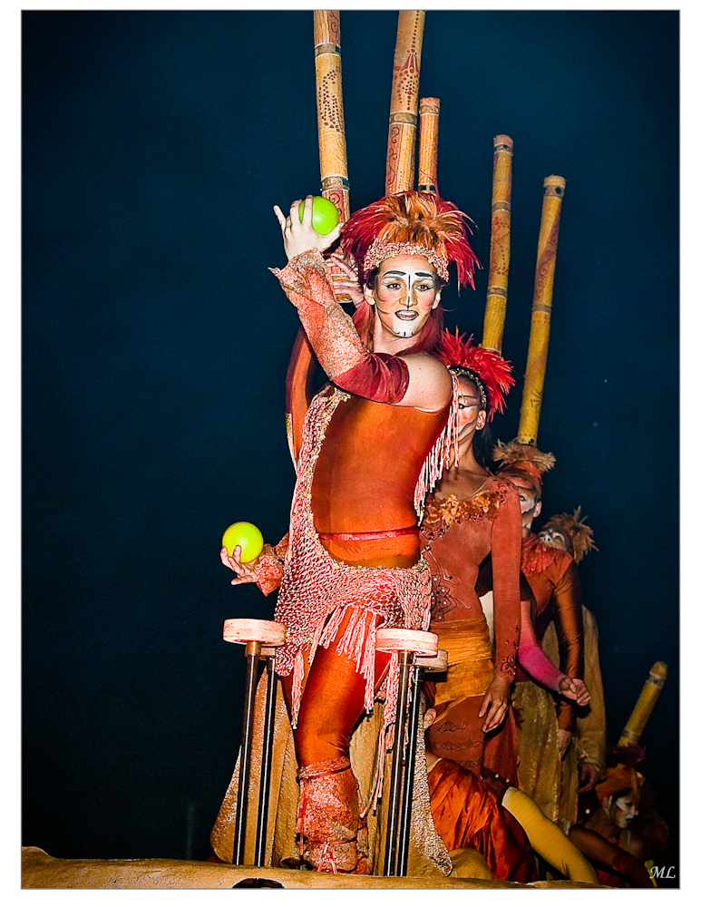 Cirque du Soleil Les
Chemins Invisibles
Tribu des Sables
Québec 2009