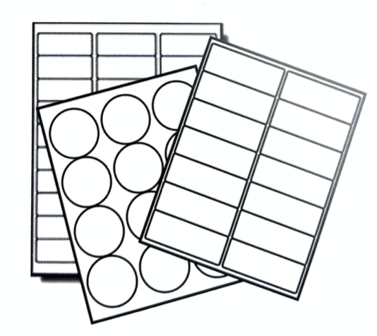 laser and inkjet printer labels