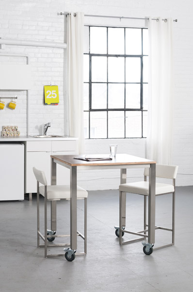 Graph Stool -vinyl snow