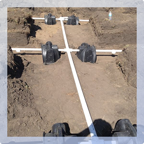 Equipment in the ground