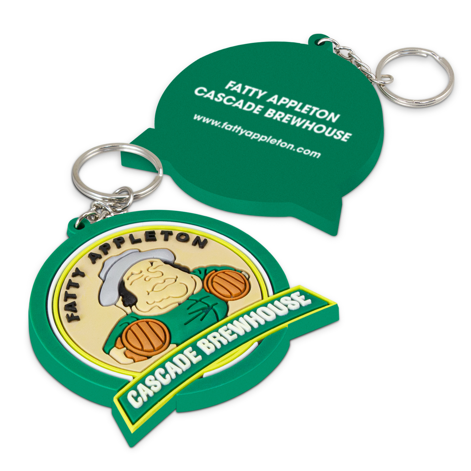 PVC Custom Key Ring Large 117205
