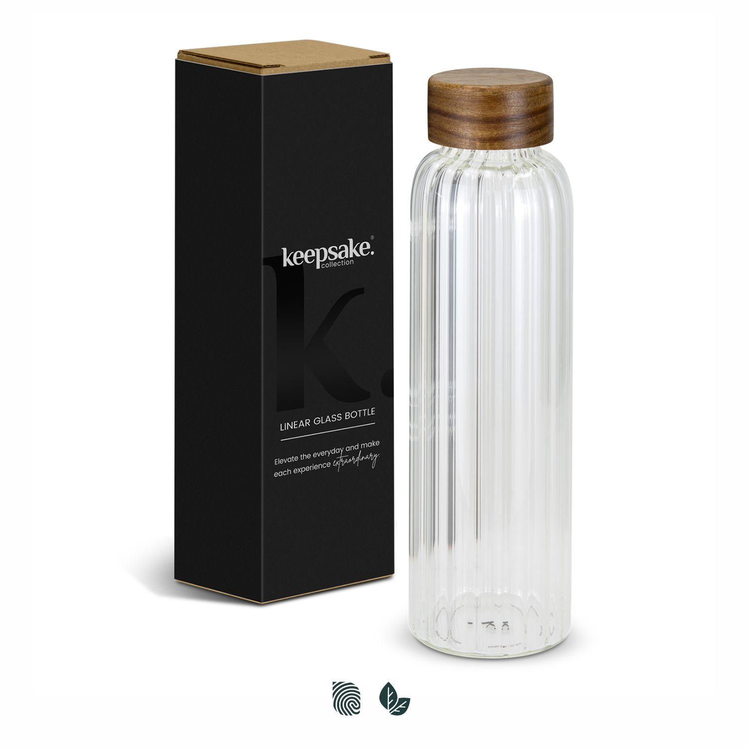 Linear Glass Bottle 127436