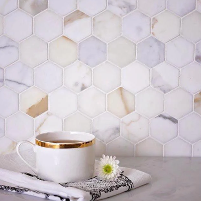 Calacatta Gold Marble Mosaic
