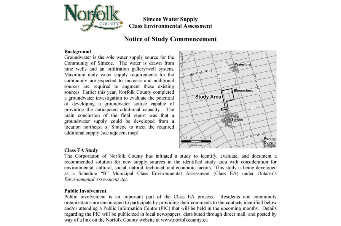 Municipal Class Environmental Assessments