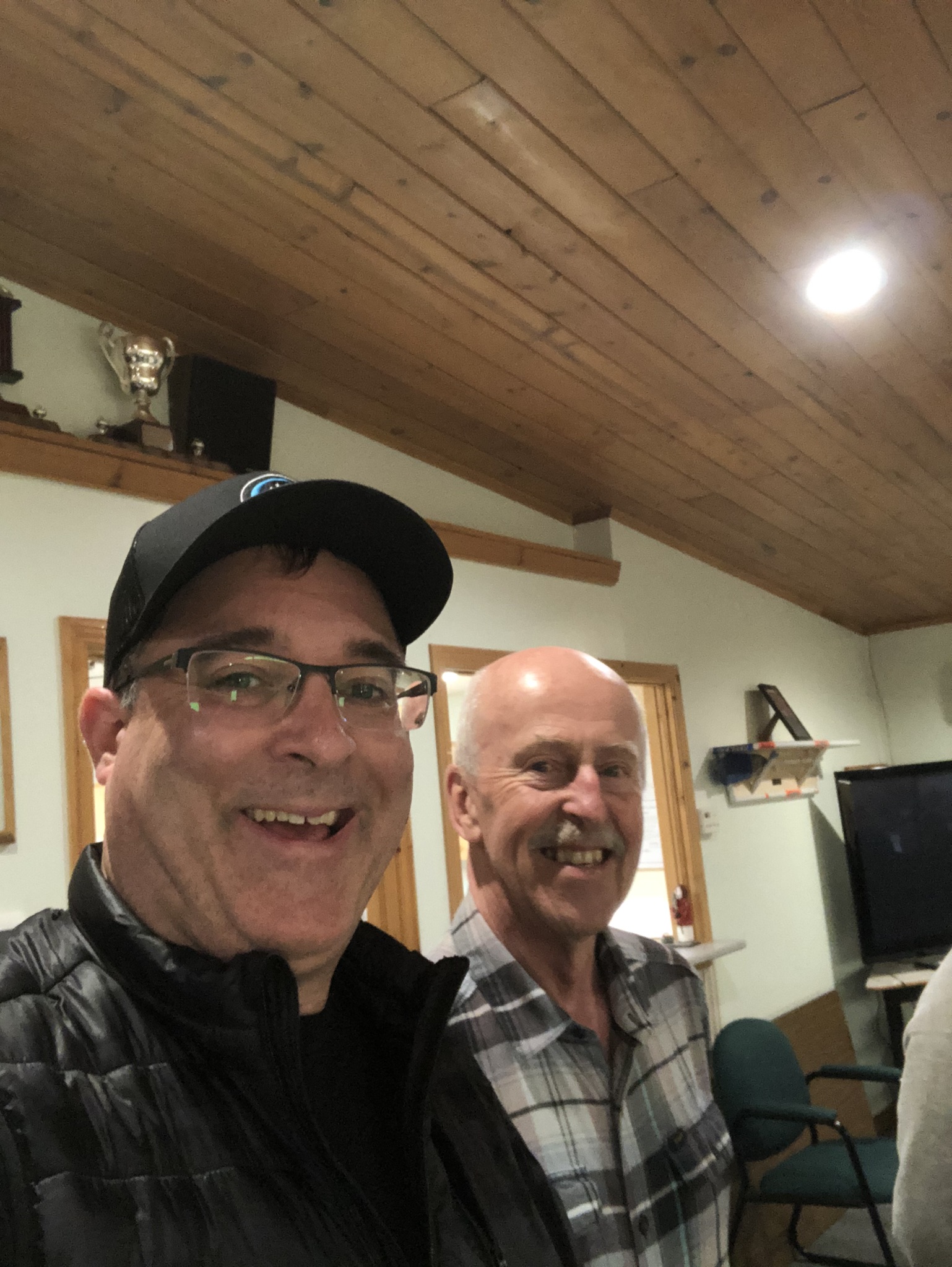 selfie (Brian Nicholson) with Harry Daemen