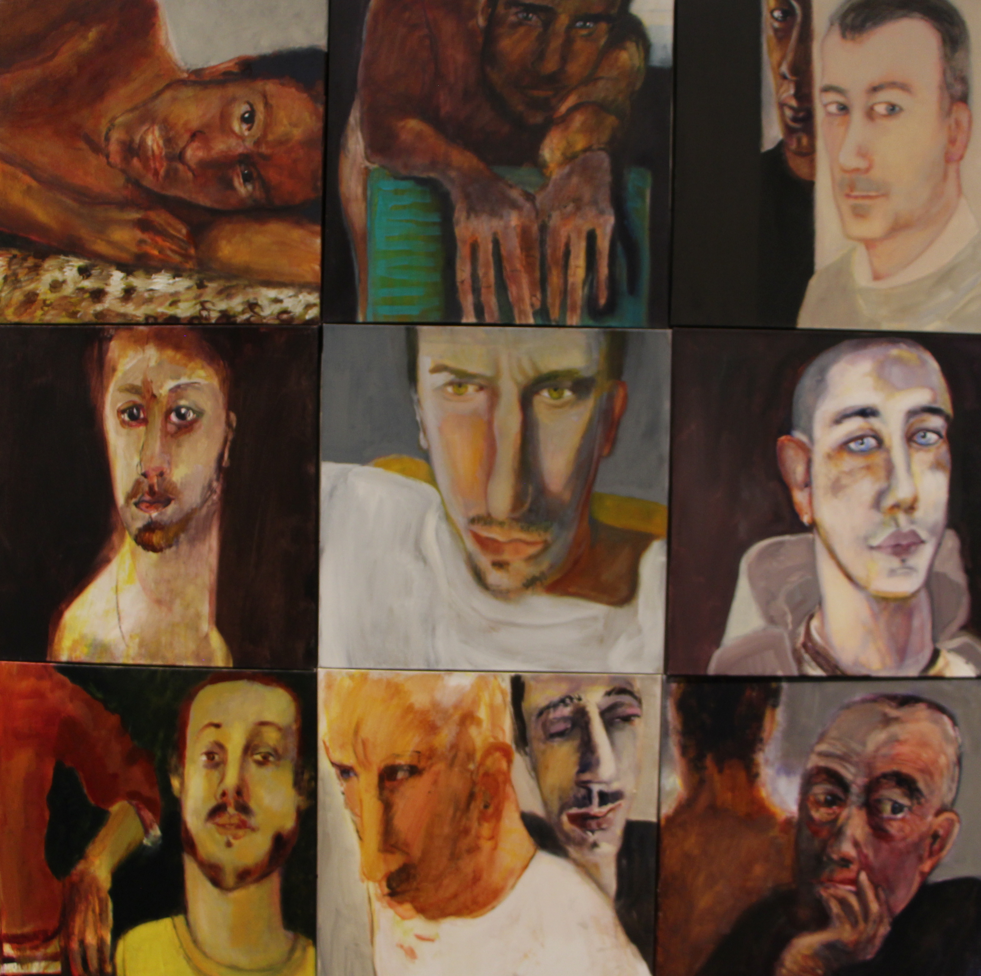 A portrait, oil on canvas