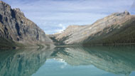 Beautiful Hector Lake on a pristine morning